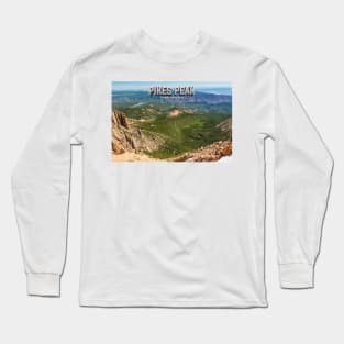 Pikes Peak Colorado Long Sleeve T-Shirt